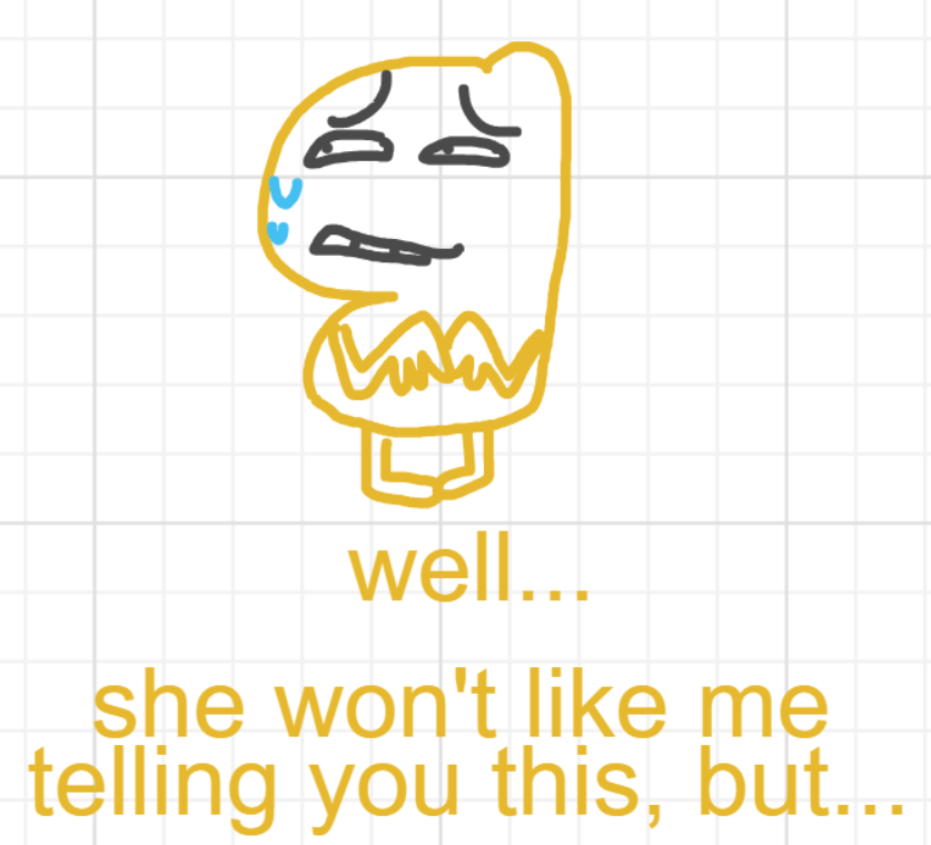 A panel from What's The Point, episode five of the Board Boards object show by Furretwalk/WalkingFurret.